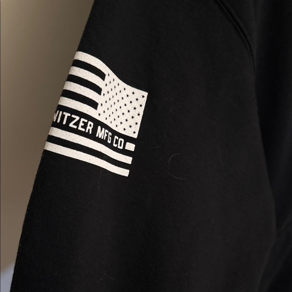 Men's Black Zip-Up Sweater with Skull Design - Picture 6 of 6